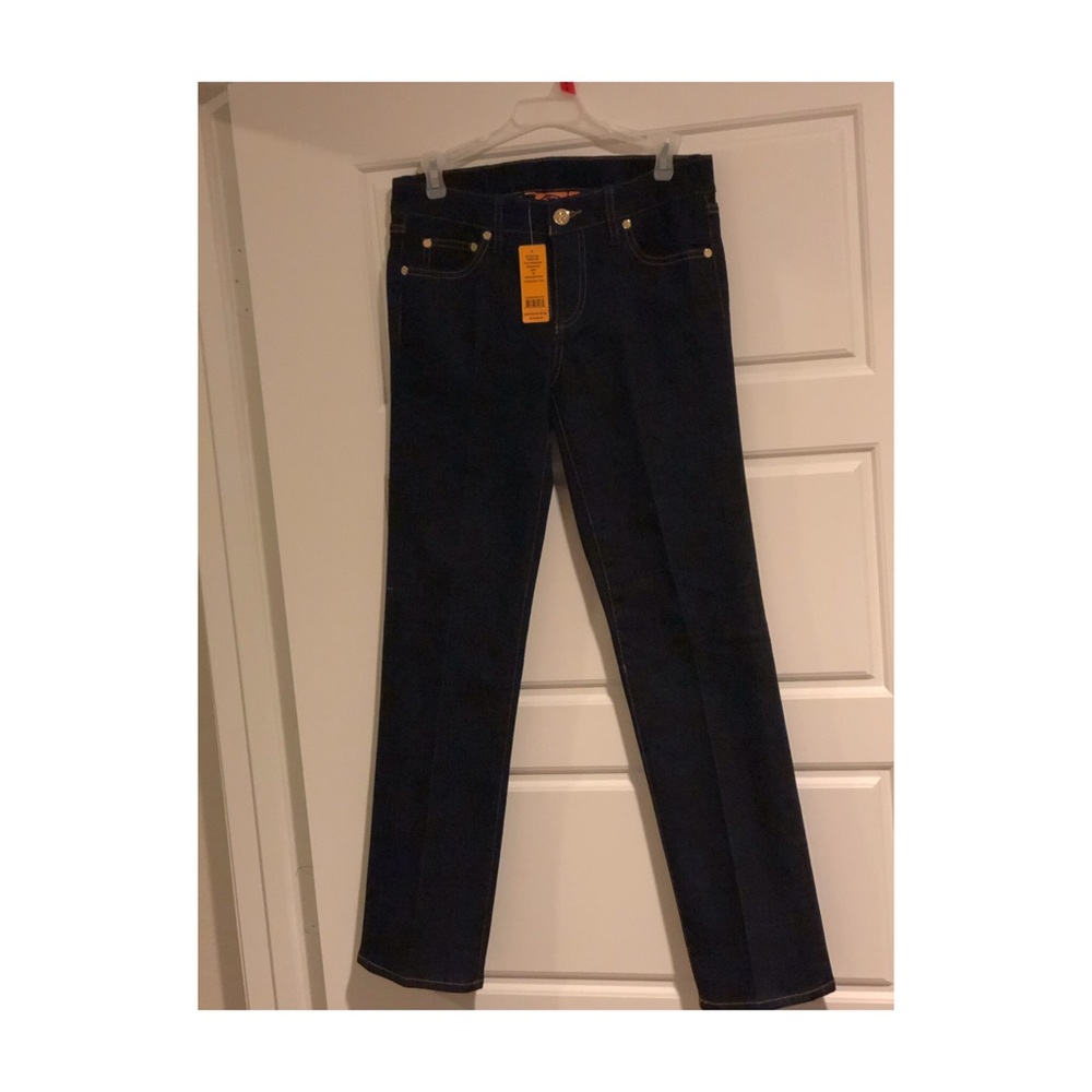 Tory Burch Straight Leg Denim Jeans